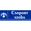 Csoport szoba 30x10 cm