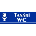 Tanári WC 30x10 cm